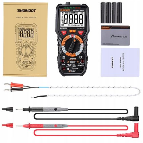 Multimetr Miernik Cyfrowy Prądu Engindot DM01M NCV LCD na Arena.pl
