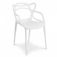 Nowoczesne Krzesło Ażurowe Białe – Designerskie Krzesło Master do Salonu, Kuchni i Ogrodu XD-W