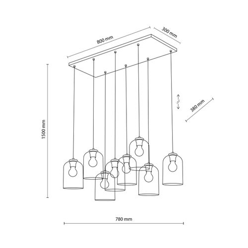 lampa wisząca molly 10303 tk lighting na Arena.pl