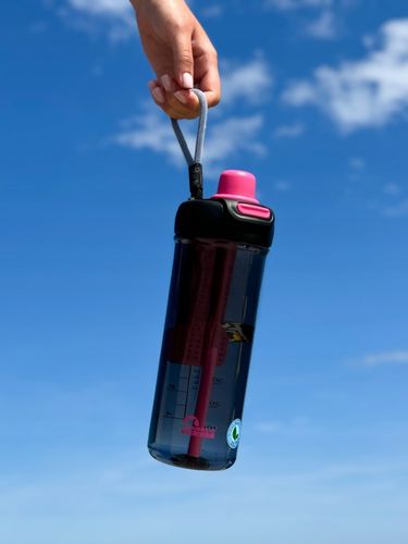 Butelka na wodę z sitkiem słomką bidon BPA free Majestic Sport 950 ml na Arena.pl