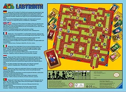 Gra Planszowa Labyrinth Super Mario Ravensburger Labirynt zdjęcie 11