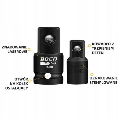 REDUKCJE ADAPTER REDUKCYJNE 1/2 1/4 3/8 3/4 CRMO na Arena.pl