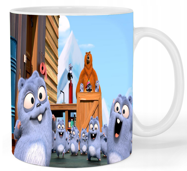 Kubek ceramiczny Grizzy i Lemingi zdjęcie 1