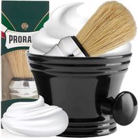 ZESTAW DO GOLENIA NA PREZENT PĘDZEL PRORASO + DUŻY PORCELANOWY TYGIEL MISKA