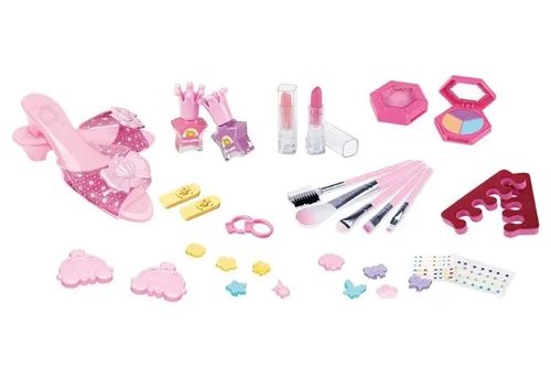 Kuferek Do Makijażu Dla Dzieci Zestaw Kosmetyków Bezpieczne Cienie Pomadki na Arena.pl