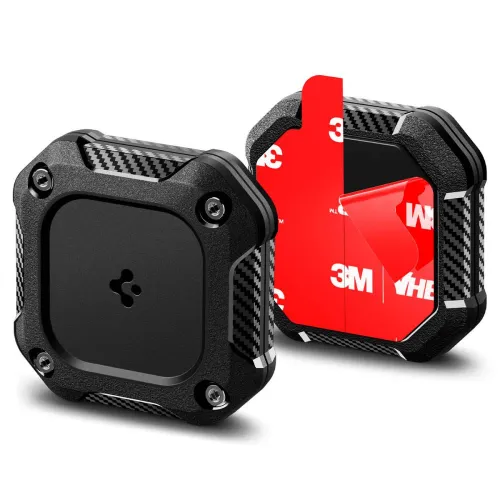 Etui Spigen Tough Armor na AirTag 1 / 2 - czarne na Arena.pl