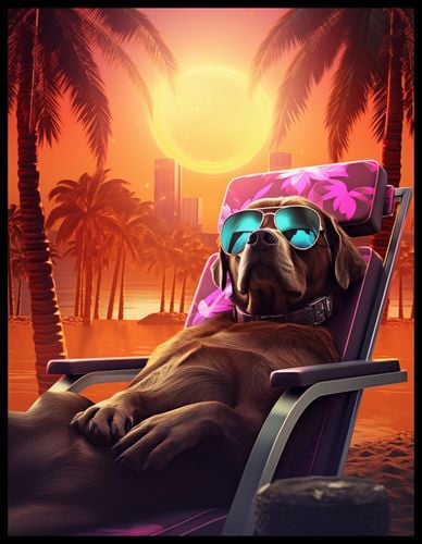 Plakat 50x65cm Lato w Stylu na Arena.pl