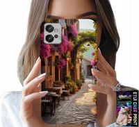 ETUI DO MOTOROLA G32 - MALOWNICZA ULICZKA Z KAWIARNIĄ + FOLIA