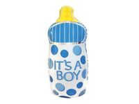 Balon foliowy "Butelka z napisem It's a boy", 44 cm x 82 cm [balon z helem]