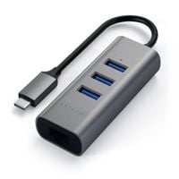 Hub USB Satechi Aluminium Hub 2in1 USB-C
