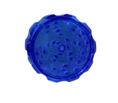 Elegancki Plastikowy Młynek do Suszu CBD Tytoniu 4-Częściowy Niebieski