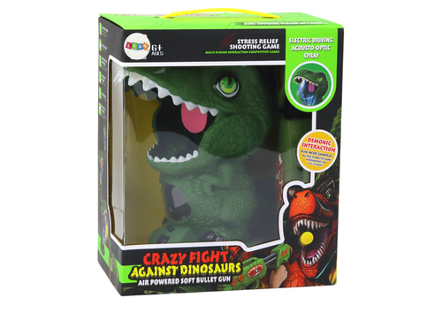 ZABAWA W DINOZAURY ZIELONY PISTOLET KULKOWYŚCIEŁOWY na Arena.pl