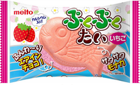 Puku Puku tai air in strawberry truskawka Meito Japoński wafelek