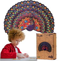 Puzzle Drewniane Eko 152 El. Luksusowy Paw A3 Puza3-00734