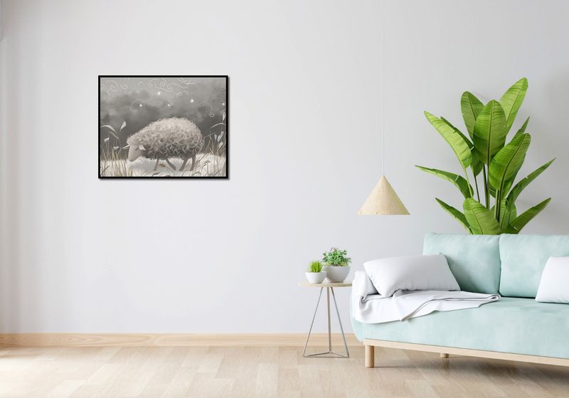 Plakat 76x60,5cm Bujna Owca zdjęcie 4