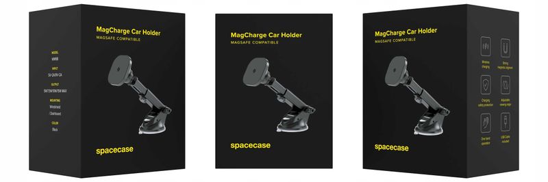 Spacecase Car Holder Dash/Windshield Magcharge Wm9B zdjęcie 16