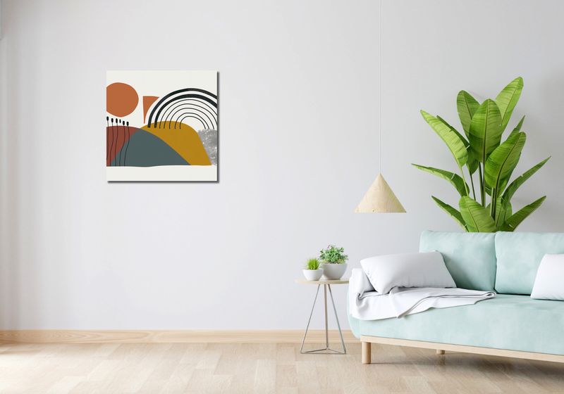 Obraz 60x60cm Słoneczny Zakątek zdjęcie 2