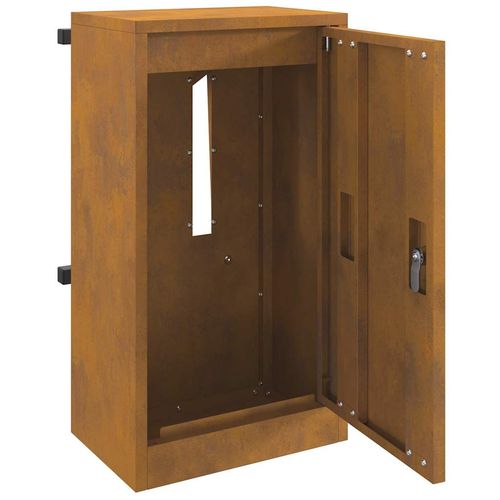 skrzynka na listy Rdzawy 30 x 23 x 55 cm stal kortenowska na Arena.pl