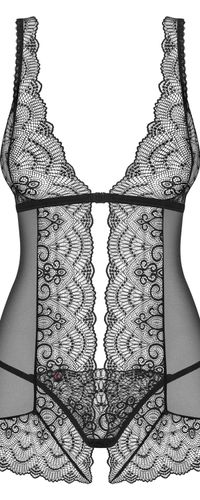 Firella babydoll i stringi czarny - niezapomniana noc Obsessive S/M na Arena.pl