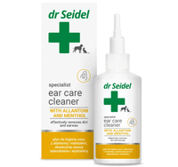 Dr Seidel Płyn do czyszczenia uszu higieny mycia dla psa kota 75ml