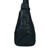 plecak miejski crossbody damski skórzany czarny