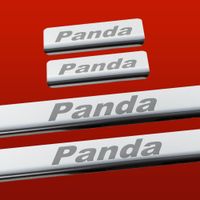 Listwa progowa FIAT PANDA MK2 Stal nierdzewna 304 połysk 4szt