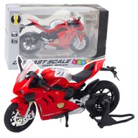 ND24_22612 Motocykl Sportowy Metalowy Swiatla Dzw