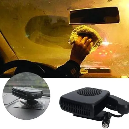 WENTYLATOR SAMOCHODOWY 12V PRZENOŚNY PODGRZEWACZ SAMOCHODOWY NA SZYBE 200W na Arena.pl
