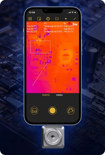 Kamera Termowizyjna InfiRay Xtherm T2L Statyw Laser Aplikacja Android USB C na Arena.pl