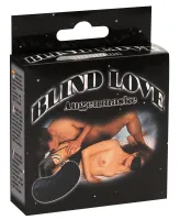 you2toys blind love maska na oczy czarna, miękka opaska 100% poliester