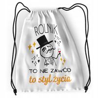 Plecak Dla Rolnika Sportowy Szkolny Worek Torba Z Nadrukiem Ze Zdjęciem