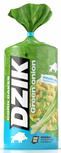 DZIK WAFLE CORN FLAKES 120G GREEN ONION zdjęcie 1
