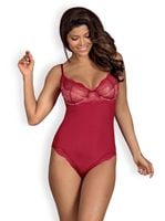 bielizna rosalyne body czerwone  s/m