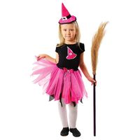 STRÓJ CZAROWNICA POSTRZĘPIONA 98/104 HALLOWEEN