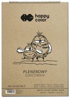 szkicownik na spirali happy color plenerowy a4 70 arkuszy 90g