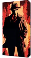 Obraz 30x60cm Tajemniczy Detektyw