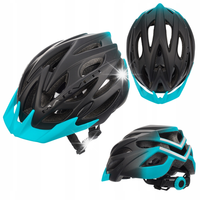 Kask Rowerowy Regulowany Z Daszkiem Na Rolki Hulajnogę Z Daszkiem 55-58 cm