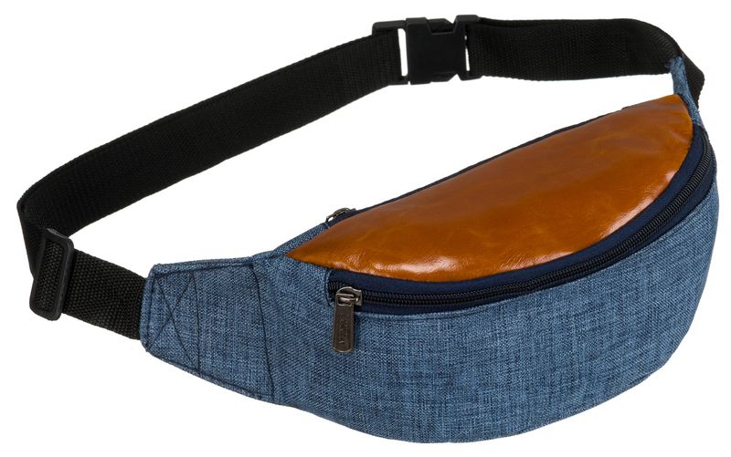 saszetka na pas wb05a-navy/brown zdjęcie 1