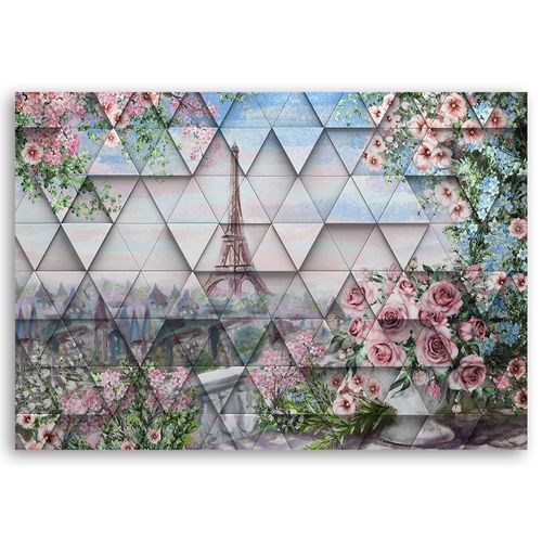 Emaga Obraz na płótnie, Wieża Eiffla wiosną - 60x40 na Arena.pl