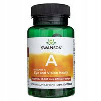 SWANSON WITAMINA A 10 000JU 250 kap RETINOL DUŻA