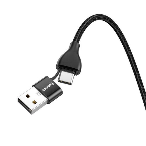 Kabel Usb-C + Usb Do Lightning Baseus Pd, 18W, 1M (Czarny) na Arena.pl