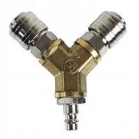 TRÓJNIK PNEUMATYCZNY ROZDZIELACZ ZE ZŁĄCZKAMI 1/4