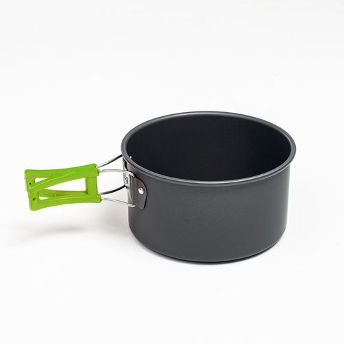 Zestaw Garnków Naczyń Turystycznych Pod Namiot Zg5-02 Zielony na Arena.pl
