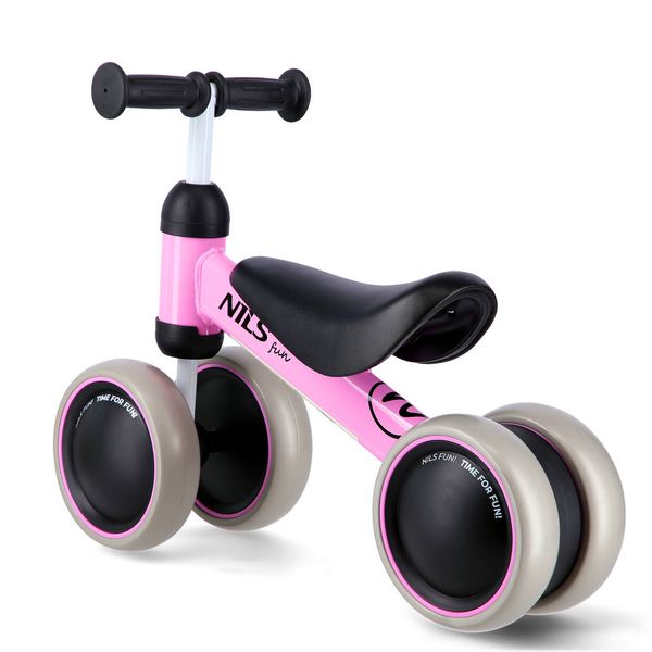 Rowerek biegowy RB002 Pink Nils Fun zdjęcie 3