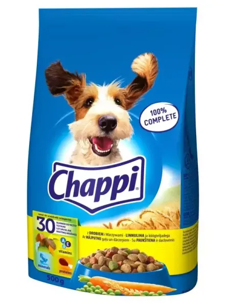 CHAPPI 500G SUCHA KARMA DRÓB WARZYWA zdjęcie 1