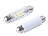 Żarówka VISION Festoon SV8.5 41mm 12V 6x2835 SMD LED, biała, 2 szt.