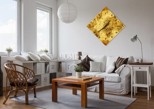 Zegar Ścienny - Mapa Świata - 60X60 Cm - C3Ad60X60-0127 na Arena.pl
