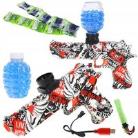 Pistolet Automatyczny Elektryczny na Kulki Żelowe Wodne Naboje Granat