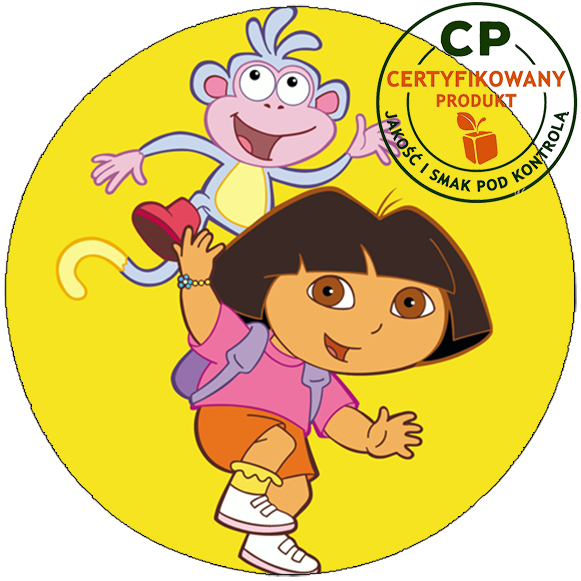 Opłatek na tort Dora zdjęcie 1