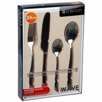 Komplet sztućców Ambition Wave 24 el.